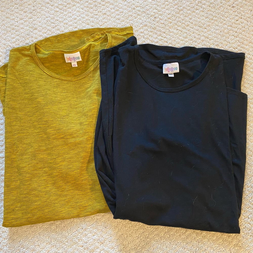 2 LuLaRoe Irma Tunics XS